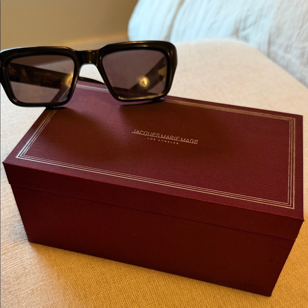 Jacques Marie Mage Black Sunglasses